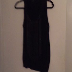 Black top with metal fringe